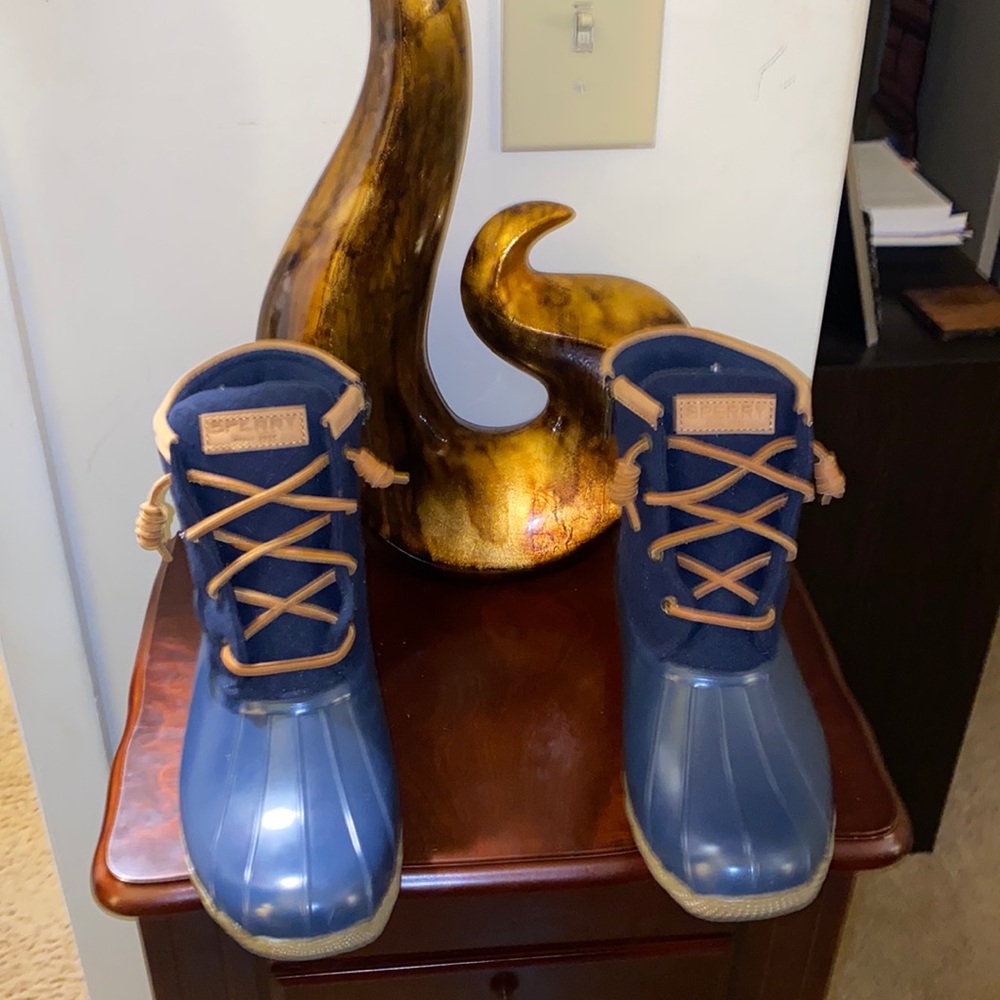 Sperry Navy Snow Boots